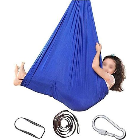 1 hamac de loisirs pour enfants - bleu 1 x 2,8 m (1/5)