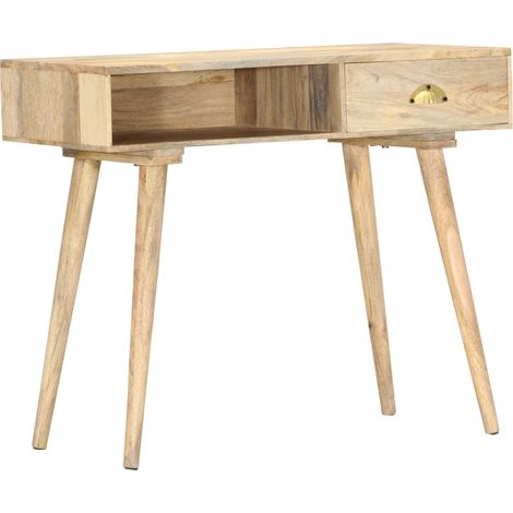 Table console 90x45x75 cm bois de manguier massif
