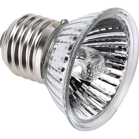 Support de lampe UVA/UVB pour reptiles, pince réglable, base en céramique, pour tortues, lézards, serpents et terrariums, finition blanche.-AquaForge (1/5)