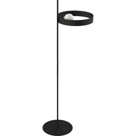 LUMICOM  ALLEY Piantana, 1XE27, max 42W, metallo, nero, 40cm H165cm