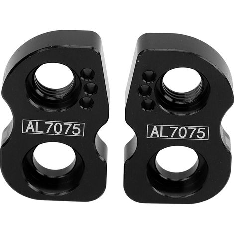 1 Paire d'Extensions de Freins V pour Vélo Pliable, Adaptateur de Roues 14" à 18", Compatible Jantes 406 et 451, Noir (1/5)