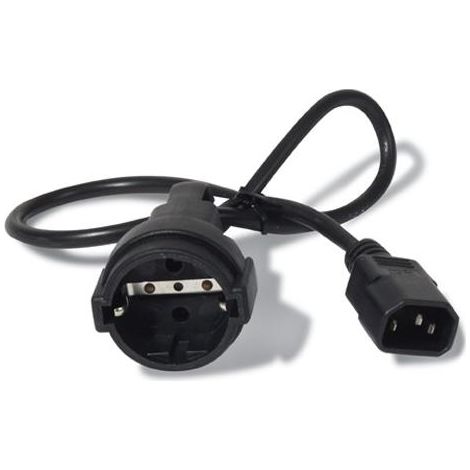 APC AP9880 cavo di alimentazione Nero 0,6 m Accoppiatore C14 CEE7/7