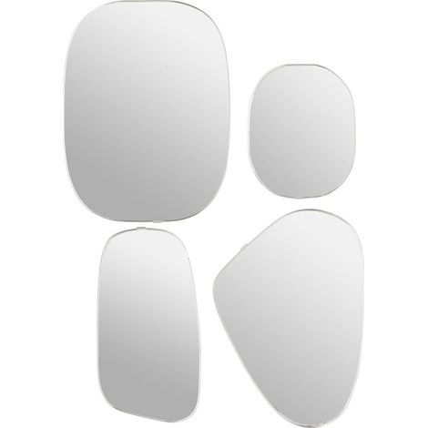 Specchio romano da parete in argento 40x30cm - Atmosphera créateur d'intérieur