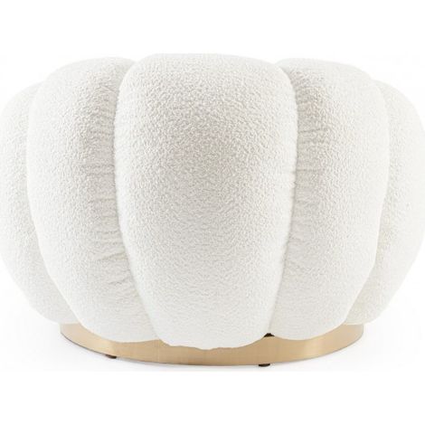 Poltrona "Florel" per interno, Struttura In Compensato 86 x 62 x 72h cm -Bianco (1/5)