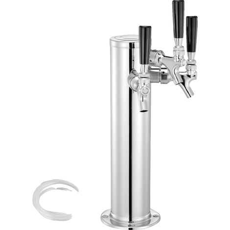 Tireuse à bière, en acier inoxydable, robinet à fermeture automatique, Robinet à 3 robinets (1/2)