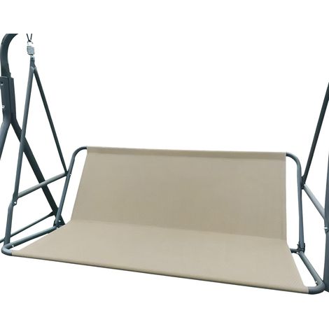 Wasserdichter Ersatzbezug für Gartenschaukel, dickes 600D Oxford-Gewebe (138 cm x 50 cm x 50 cm - Beige)