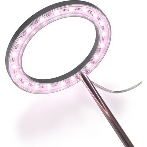 Pflanzenwachstumslampe mit individuell gestaltbarem Logo, Vollspektrum-LED, simuliertem Sonnenlicht, für den Innenbereich, teleskopische ringförmige Stütze für Sukkulenten. (1/5)