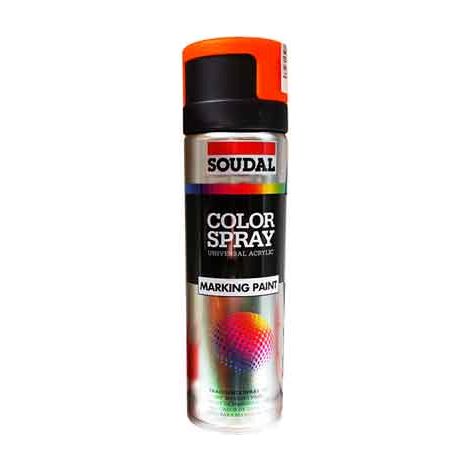 SPRAY TRACCIANTE FLUORESCENTE SOUDAL 500 ml - Arancio - 6 pezzi- SOUDAL