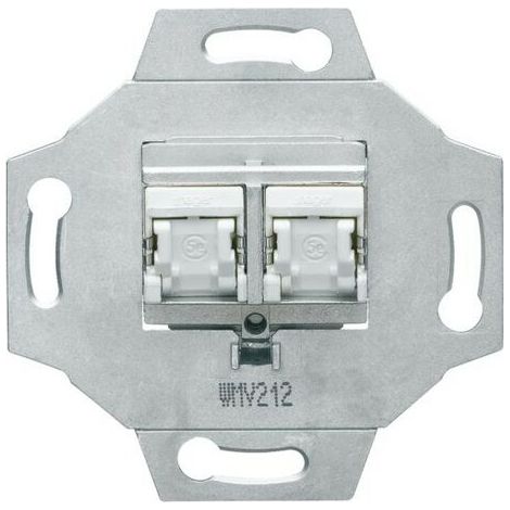 1930 RJ45 double Cat5e FTP - APPAREILLAGE MURAL 1930 HAGER WMV212 (1/2)