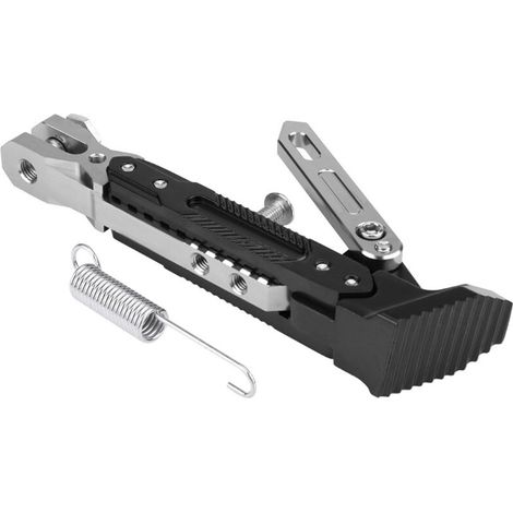 Jeffergarden Support latéral universel réglable pour repose-pieds NMAX 155 2015-2016 et 125 (argent) (1/5)