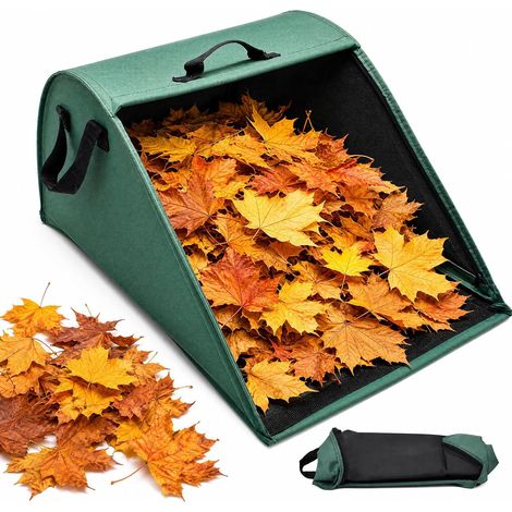 110L Sac à Déchets de Jardin, Sac à Feuilles Conception en Forme de Pelle, Sacs de Gazon Pour Tonte Verte, Tonte de Pelouse et Déchets de Jardin (1/5)