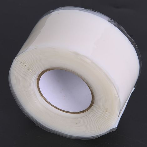 Wasserdichtes Klebeband mit starker Haftung für PVC- und PPR-Rohrreparaturen, Weiß/Rot/Weiß (1/5)