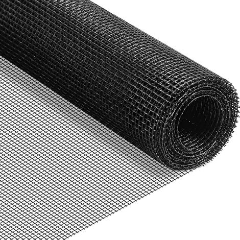 moustiquaire fenetre en fibre de verre1.2 x 2.5 m, anti moustique fenetre enroulable, filet anti moustique pour Porte de Balcon, Jardin, Découpable (1/5)