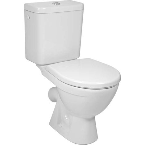 Jika Lyra plus - Inodoro combinado, desagüe trasero, Dual Flush, blanco H8263840002413 (1/2)