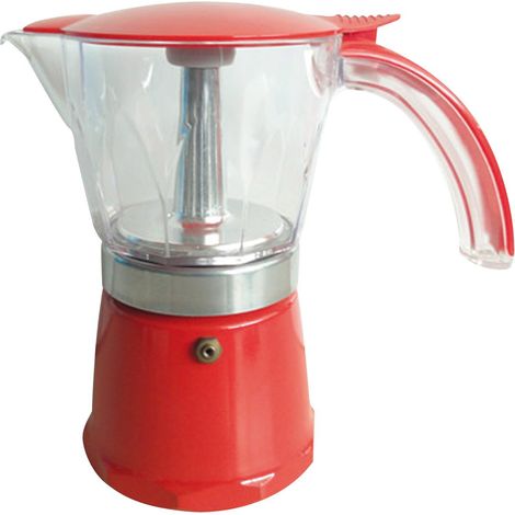 cafetera italiana roja de 6 tazas - Incasa (1/3)
