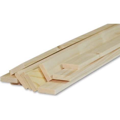 LISTELLO PIALLATO IN ABETE 10 X 30 X 1000 MM
