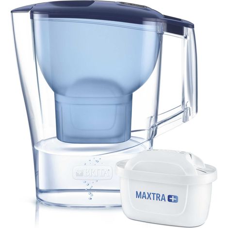 Brita Wasserfilter-Kanne Aluna blau 2,4 l Füllmenge Wasserfilter (1/5)
