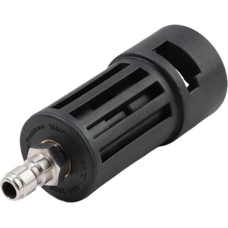 Adaptador para hidrolavadora compatible con Kärcher K1-K7, conexión rápida de bayoneta de 1/4" para accesorios y mangueras de hidrolavadora.