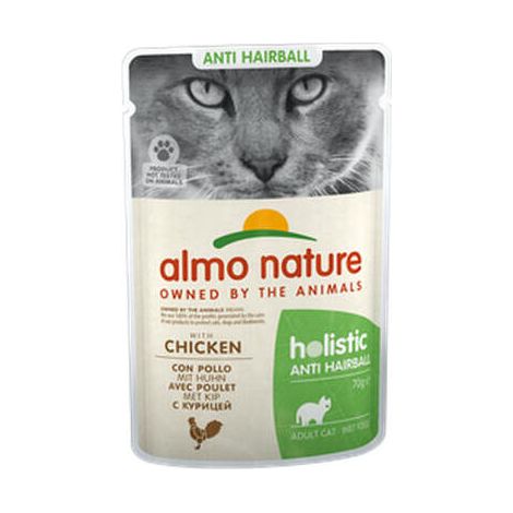 Almo Nature  Antibolas de pelo funcional  Sobre de 70 g - Pollo 70 g