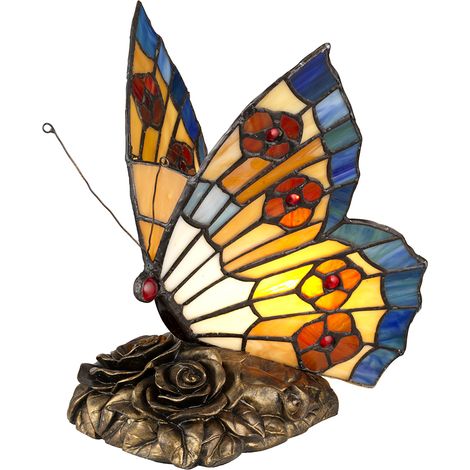 Abatjour Tiffany Tiffany Animal Lamps Vetro 1 Luce G9 3 Ledw 3000K 240Lm (1/5)