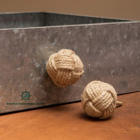 Lot de 12 boutons en corde de jute pour placards, décoration de ferrures nautiques (1/5)