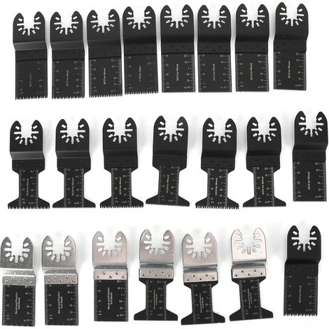 22Pcs Oscillating Saw Blade Metal Accurate Cutting Tool Set Kit for Wood Plastic