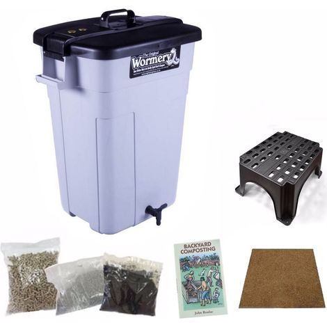 Deluxe Worm Farm for Home Composter - Includes Worms and Bedding (1/5)