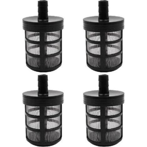 Lot de 4 filtres pour tuyau d'arrosage, filtres d'aspiration pour pompe à eau, filtres pour nettoyeur haute pression pour jardin et cour, 280 380 (1/5)