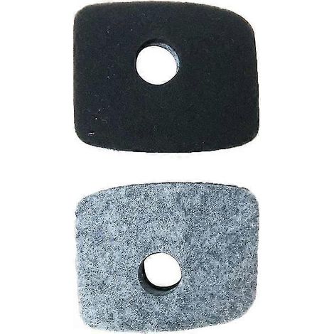 Lot de 2 filtres à air compatibles avec les souffleurs de tondeuses à gazon BG56, BG66, BG86, SH56, SH86 et BR200. Remplace la référence 42291201800. (1/4)