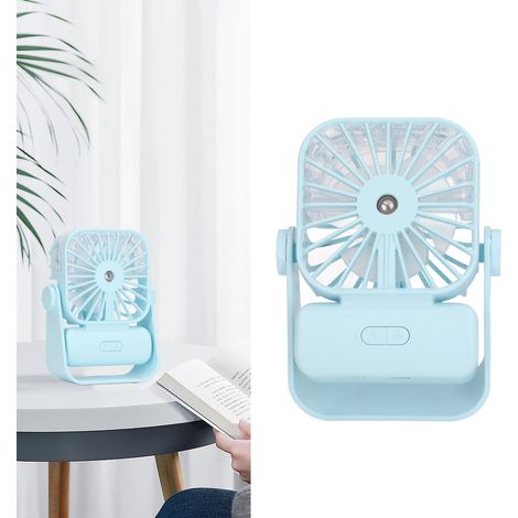 Mini-Tischventilator, USB-aufladbar, leise (1/5)