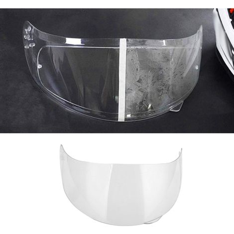 Visière universelle pour casque de moto avec protection anti-rayures et film antibuée universel compatible avec les modèles K3SV et K5 (livrée en boîte carton) Transparente (1/5)