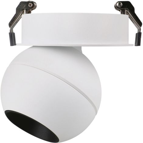 Empotrable techo tilt UKU1 Corte de fase L,C LED COB 7W 881lm(687lm)/913lm(718lm)/954lm(740lm) CRI90 2700K/3000K/4000K 24º Blanco Negro