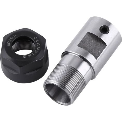Mandrino motore in acciaio ER11 da 5 mm per macchine CNC di foratura e fresatura - Crezuo