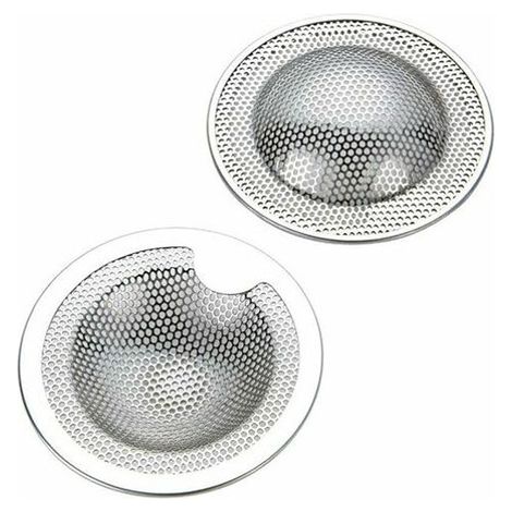 Lot de 2 petits filtres d'évier en acier inoxydable - Parfaits pour la cuisine (1/5)