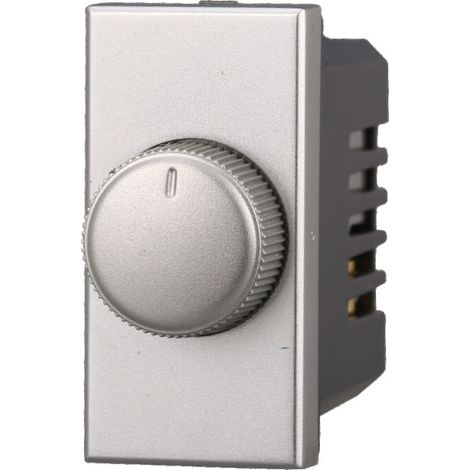 ETTROIT AG1301 Variateur à bouton 220V 100-1000W série lune Gris Compatible avec Bticino Axolute