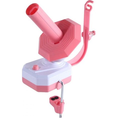 Bobineuse électrique, rose, dimensions 22 x 14 x 30 cm, fournie avec câble USB
