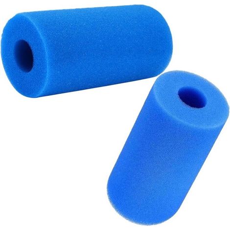 Filtre de piscine type B, réutilisable et lavable, cartouche filtrante en mousse réutilisable pour piscine In-tex type B (lot de 2) (1/5)