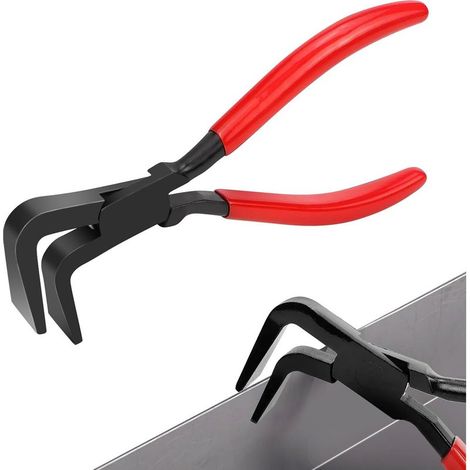 90°-Klappklemme für breite Bleche (60 mm) – Werkzeug zum Biegen und Glätten von Blechen – Rot (1/5)