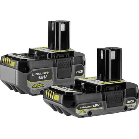 Ryobi ONE+ 4.0Ah & 2.0Ah Lithium+ Battery Dual Pack 18V RB18242X