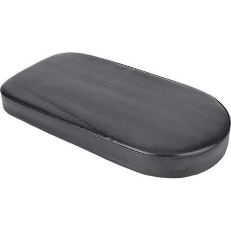 Funda de asiento, PU negro, cojín ancho y suave, espuma gruesa, accesorio para bicicleta (1/5)