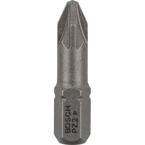 25 embouts de vissage extra dur PZ2 25mm BOSCH 2607001560