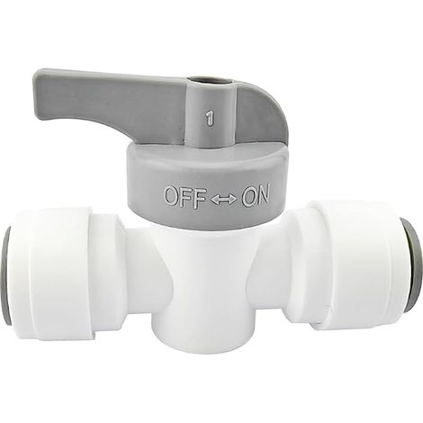 Water Filter Fittings, In-Line Valve/Stop Valve, On/Off Valves for Water Filters (1/5)