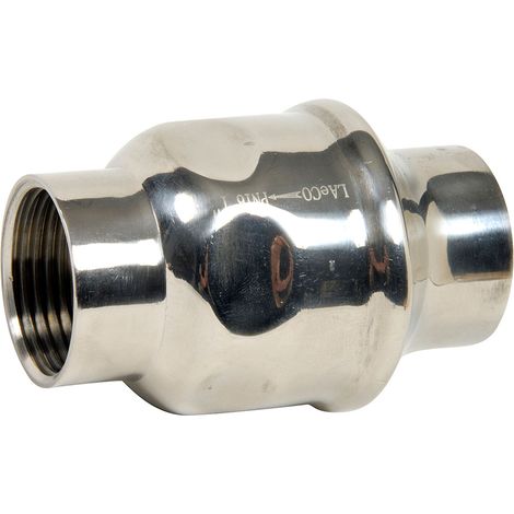 Clapet de non retour simple guidage inox 316 Femelle BSP - Série 326 50x60