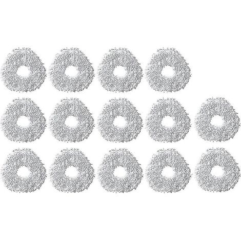 Lot de 14 serpillères réutilisables pour robot Narwal T10, serpillères en microfibre