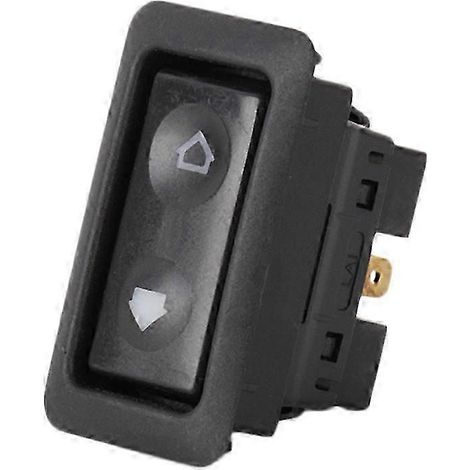 Interrupteur universel 6 broches 12V/24V pour lève-vitre électrique de voiture, voyant vert (1/4)