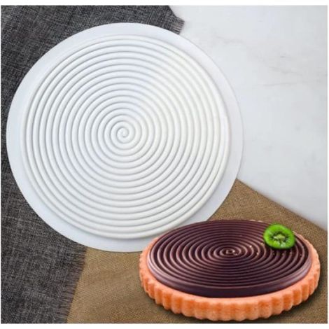 2pcs Moule Silicone Spirale Moustique,8 Pouces,Moule Silicone Patisserie Spirale,moules à Forme SpéCifique,Pour GâTeaux à éTages (1/4)