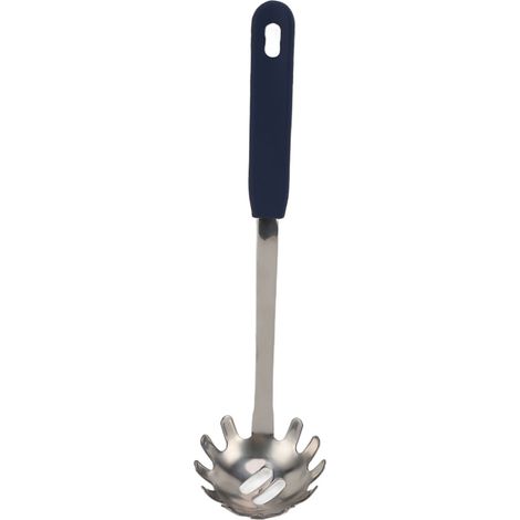 Fourchette à pâtes multifonctionnelle en acier inoxydable 304 pour la cuisine, avec râteau à spaghetti et revêtement antiadhésif. (1/5)