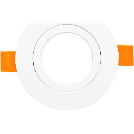 IluminaShop - Aro Basculante Redondo Blanco para GU10/MR16 (1/3)