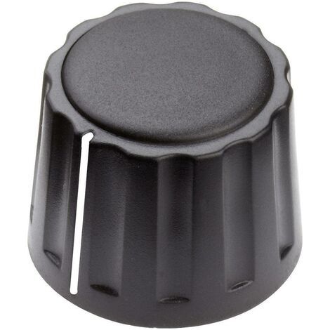 Tête de bouton rotatif Mentor 4332.4001 avec pointeur noir (Ø x H) 20 mm x 15 mm 1 pc(s) S31235 (1/3)