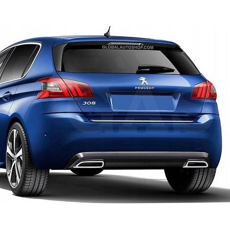 Peugeot 308 II HB - Chromleisten, Chromheckklappe (1/5)